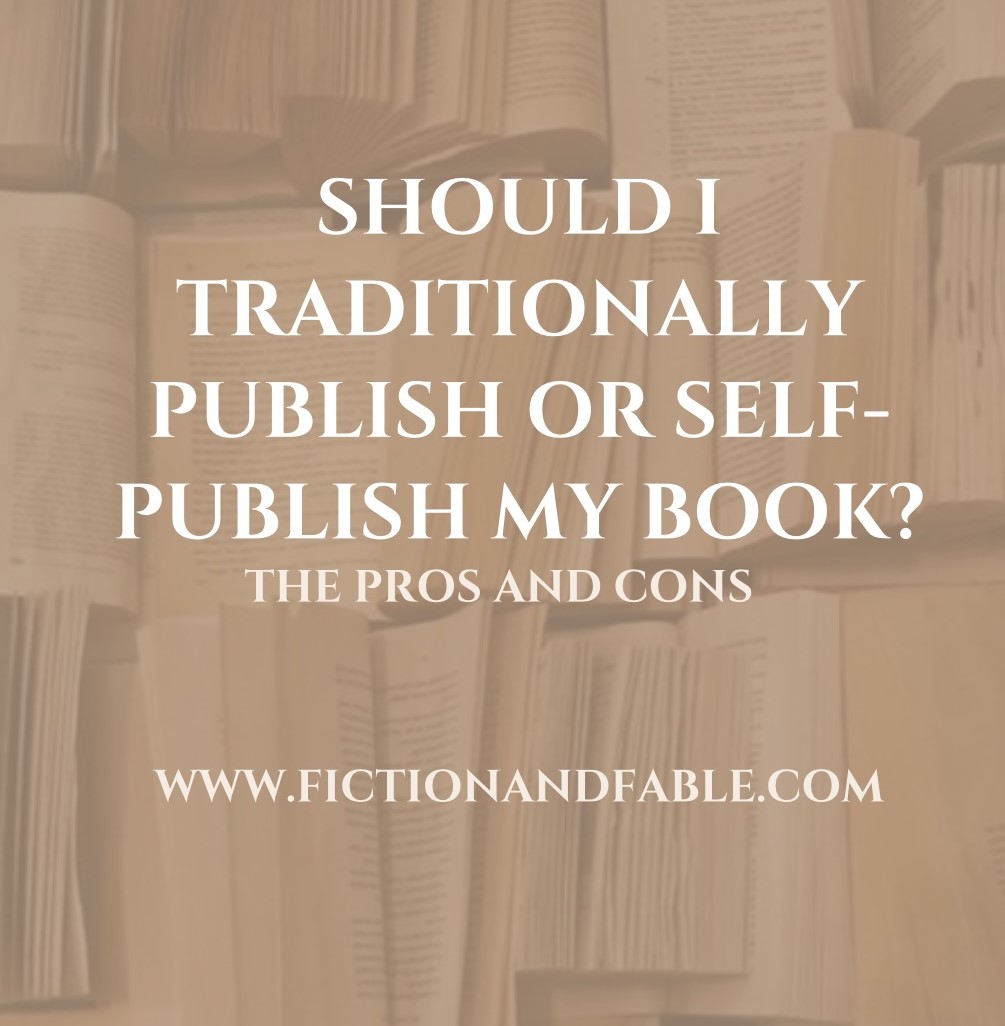 Should I Traditionally Publish or Self-Publish My Book?